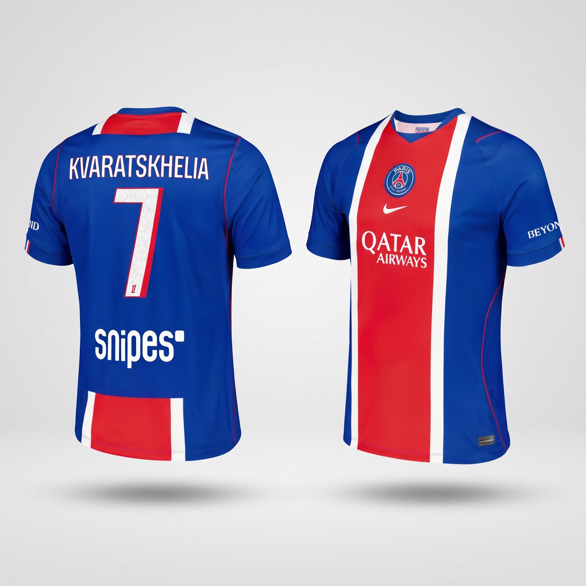 Kvaratskhelia #7 PSG Nike Home Stadium Shirt 2026-27