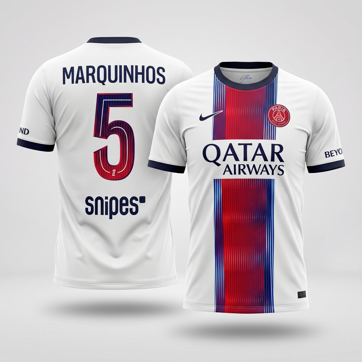 Marquinhos #5 PSG Nike Away Stadium Shirt 2026-2027