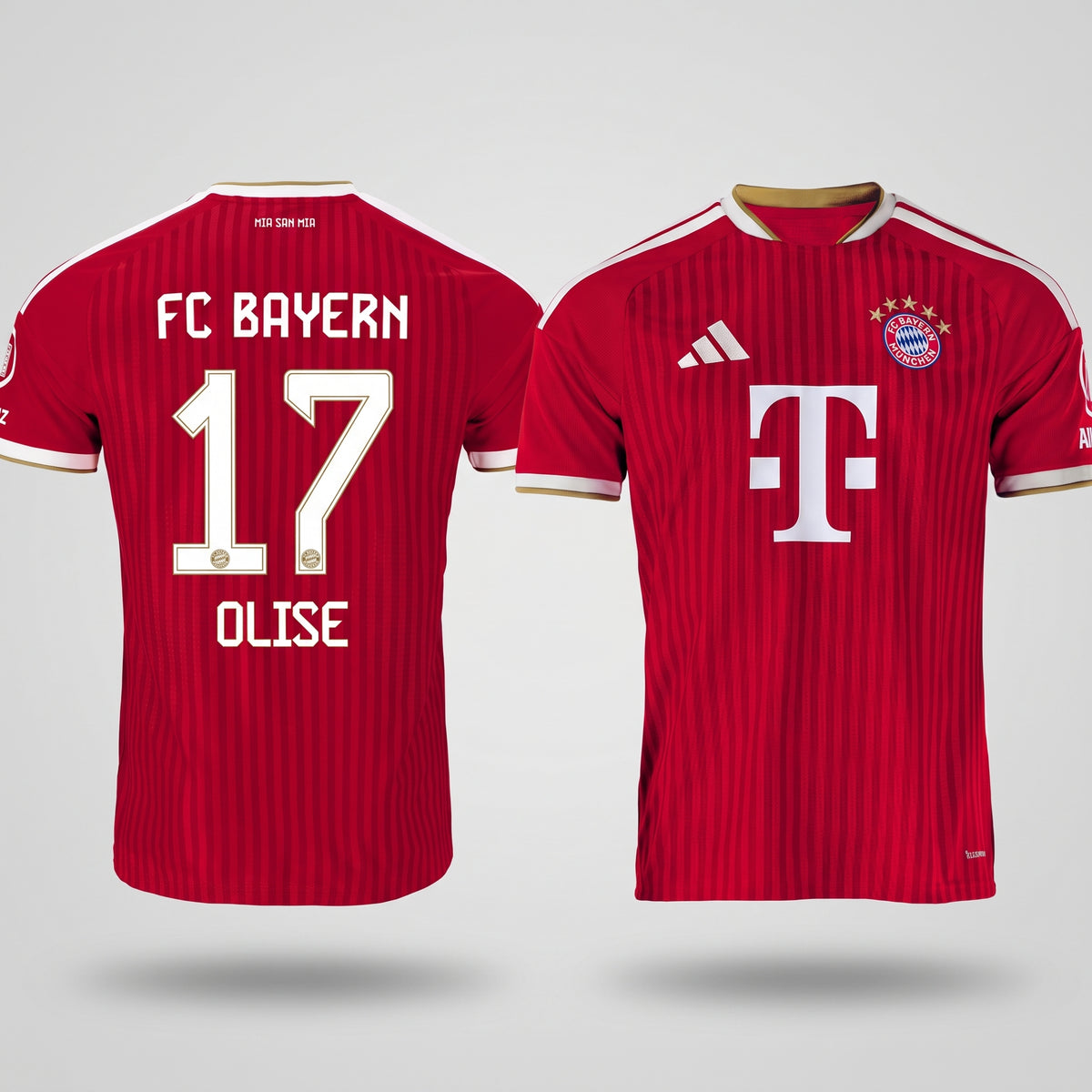 Michael Olise #17 Bayern Munchen  Men Jersey Home 26-27
