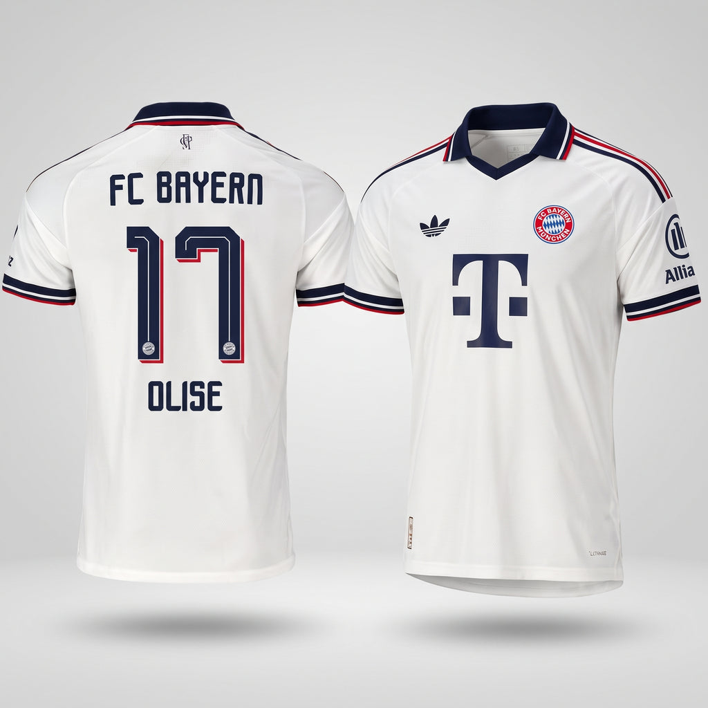 Michael Olise #17 Bayern Munchen  Men Jersey Away 26-27