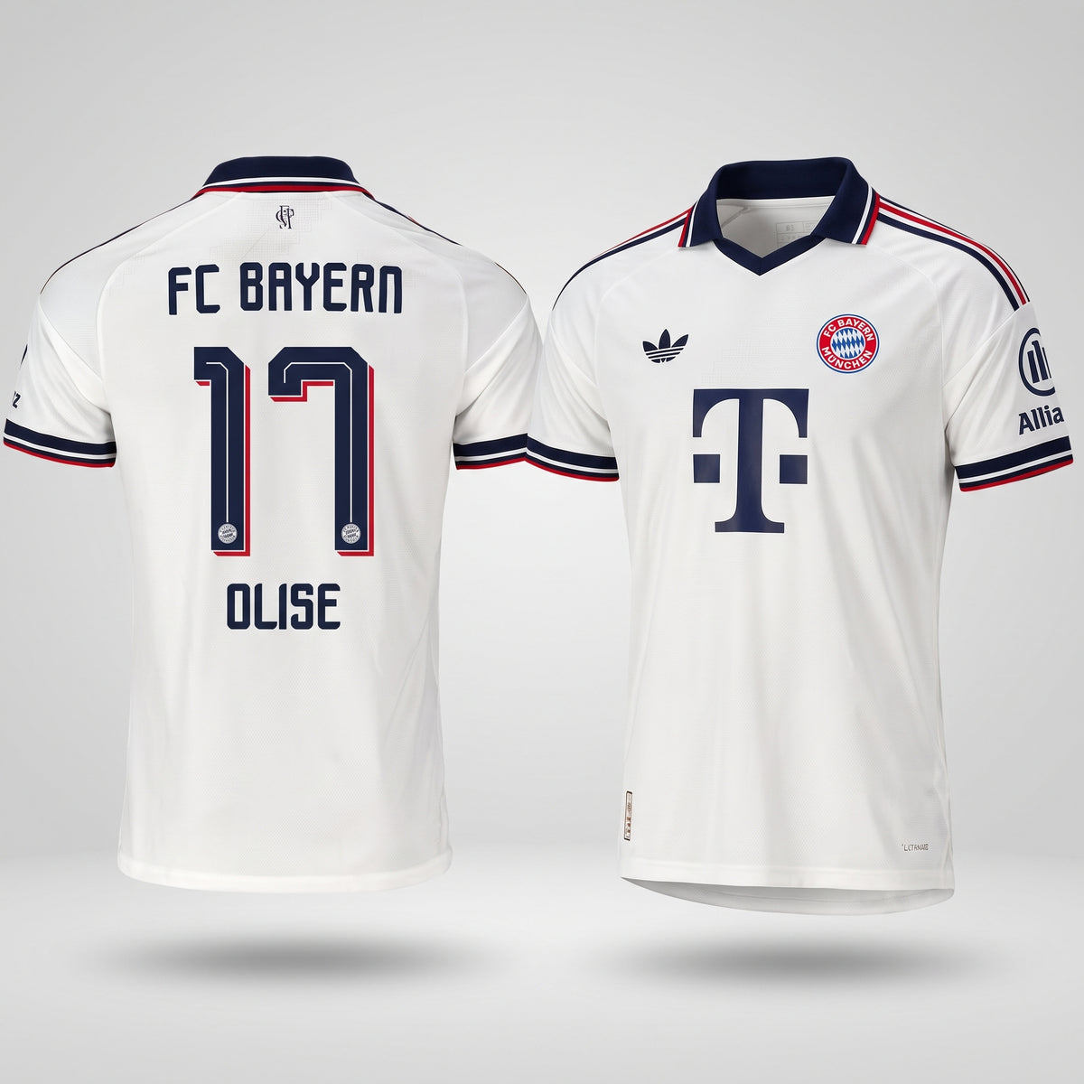 Michael Olise #17 Bayern Munchen  Men Jersey Away 26-27