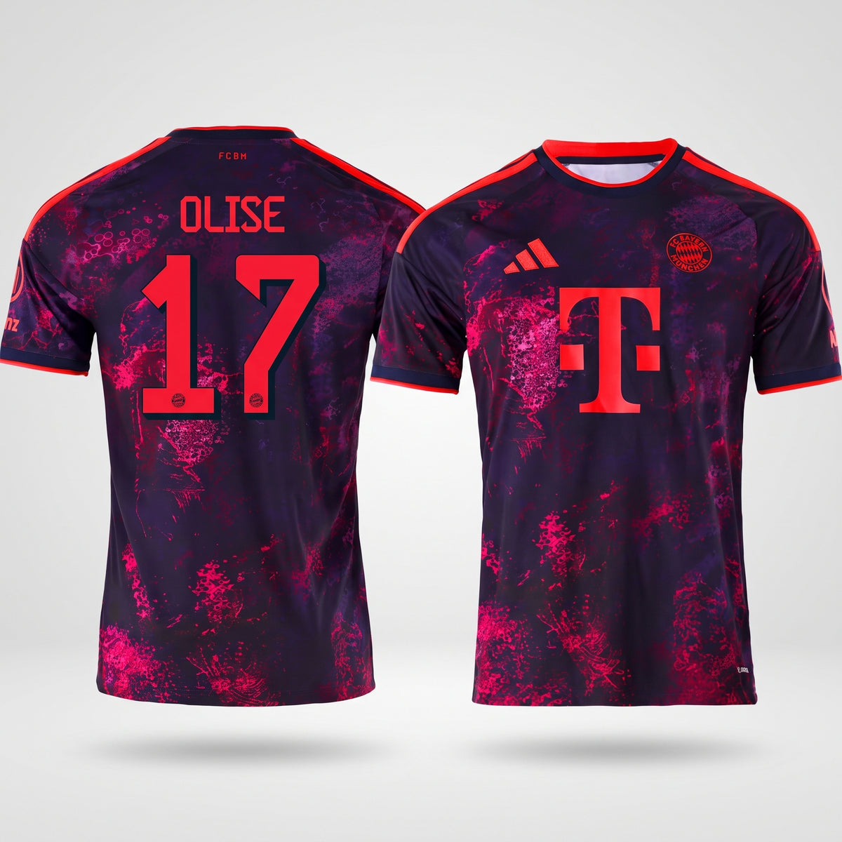 Michael Olise #17 Bayern Munchen  Men Jersey Champions League 26-27