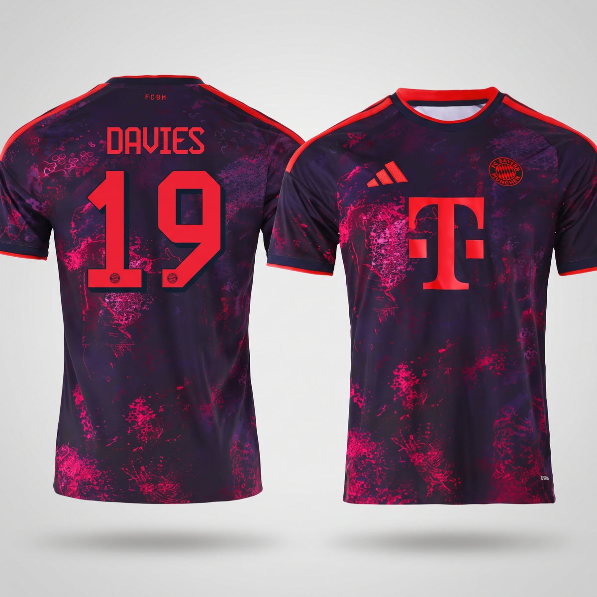 Alphonso Davies #19 Bayern Munchen  Men Jersey Champions League 26-27