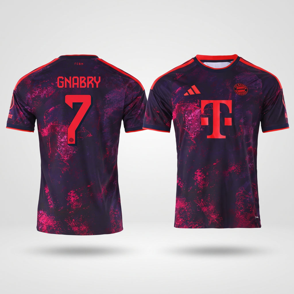 Serge Gnabry #7 Bayern Munchen  Men Jersey Champions League 26-27