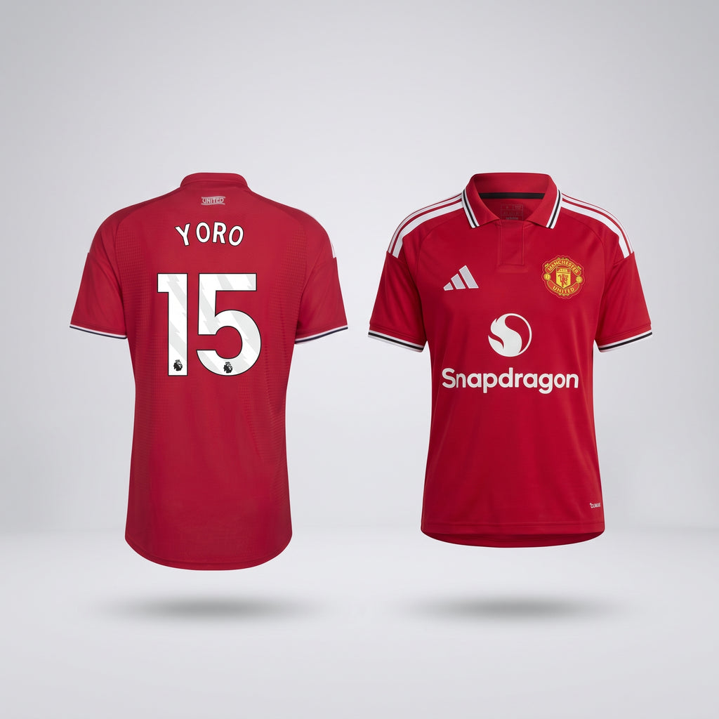 2026-2027 Man Utd  Home Shirt Yoro#15