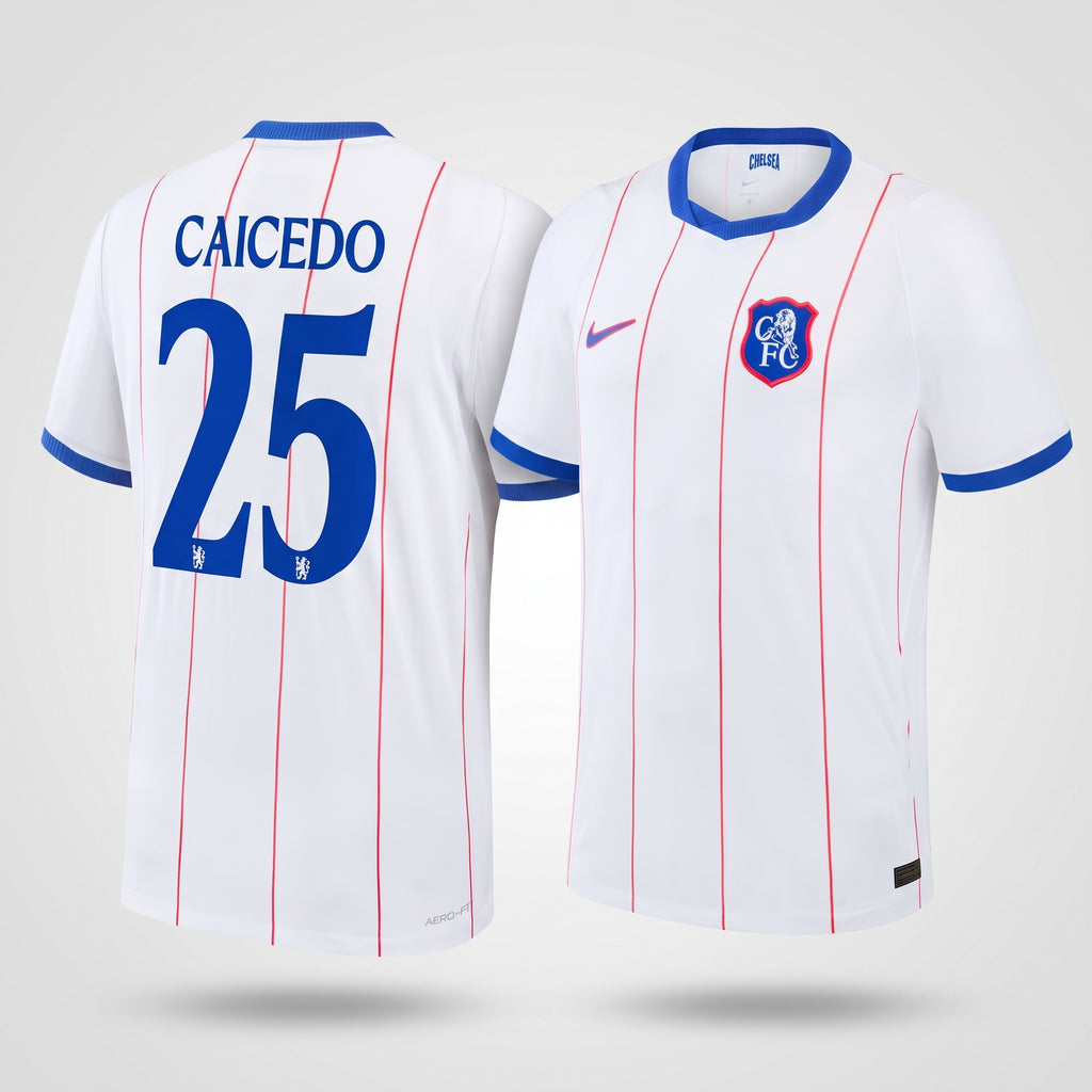 Chelsea  Nike Third Aero-FIT Match Shirt 2026-27 with Caicedo #25