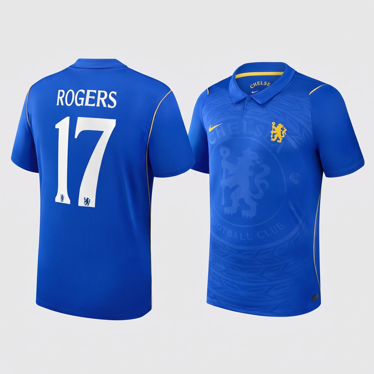 Chelsea  Nike Home Stadium Shirt 2026-27 with Rogers #17