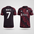 Florian Wirtz Liverpool adidas 2026/27 Third Jersey - Black