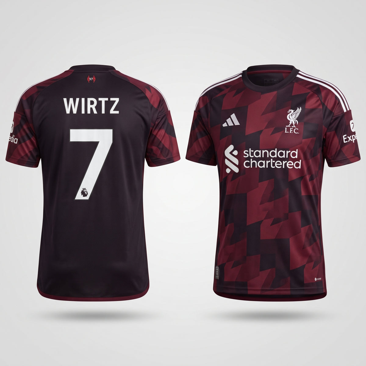 Florian Wirtz Liverpool adidas 2026/27 Third Jersey - Black