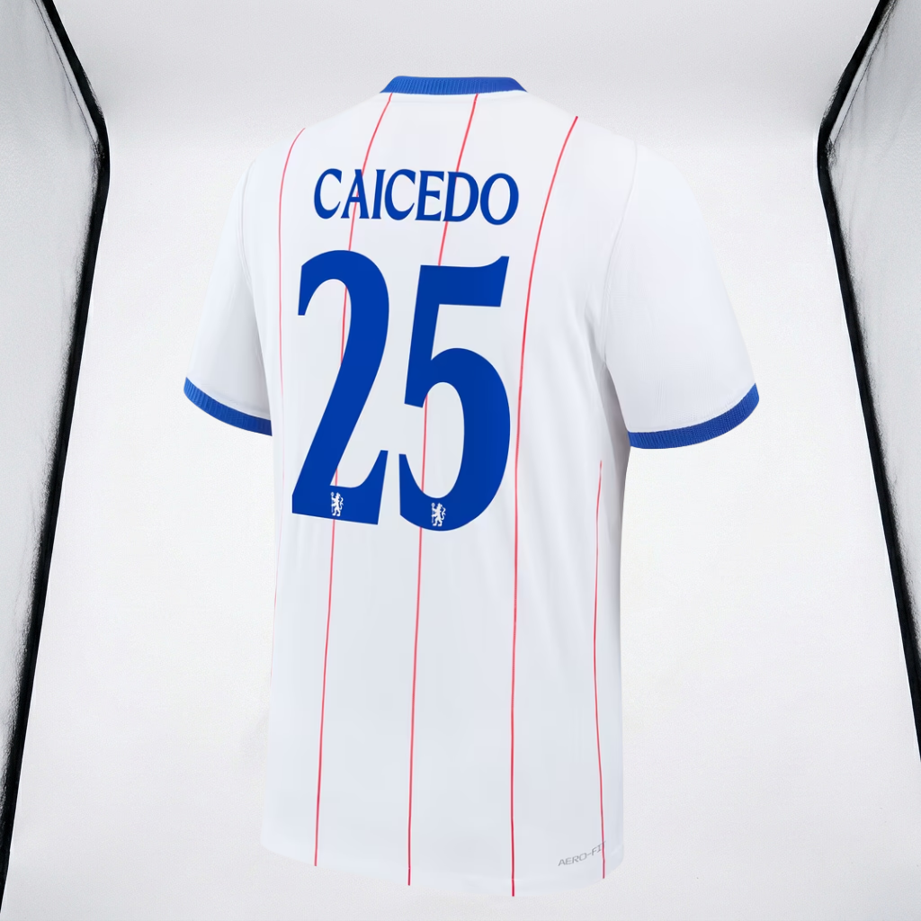Chelsea  Nike Third Aero-FIT Match Shirt 2026-27 with Caicedo #25