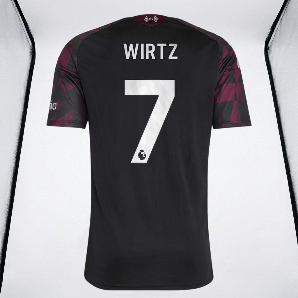 Florian Wirtz Liverpool adidas 2026/27 Third Jersey - Black