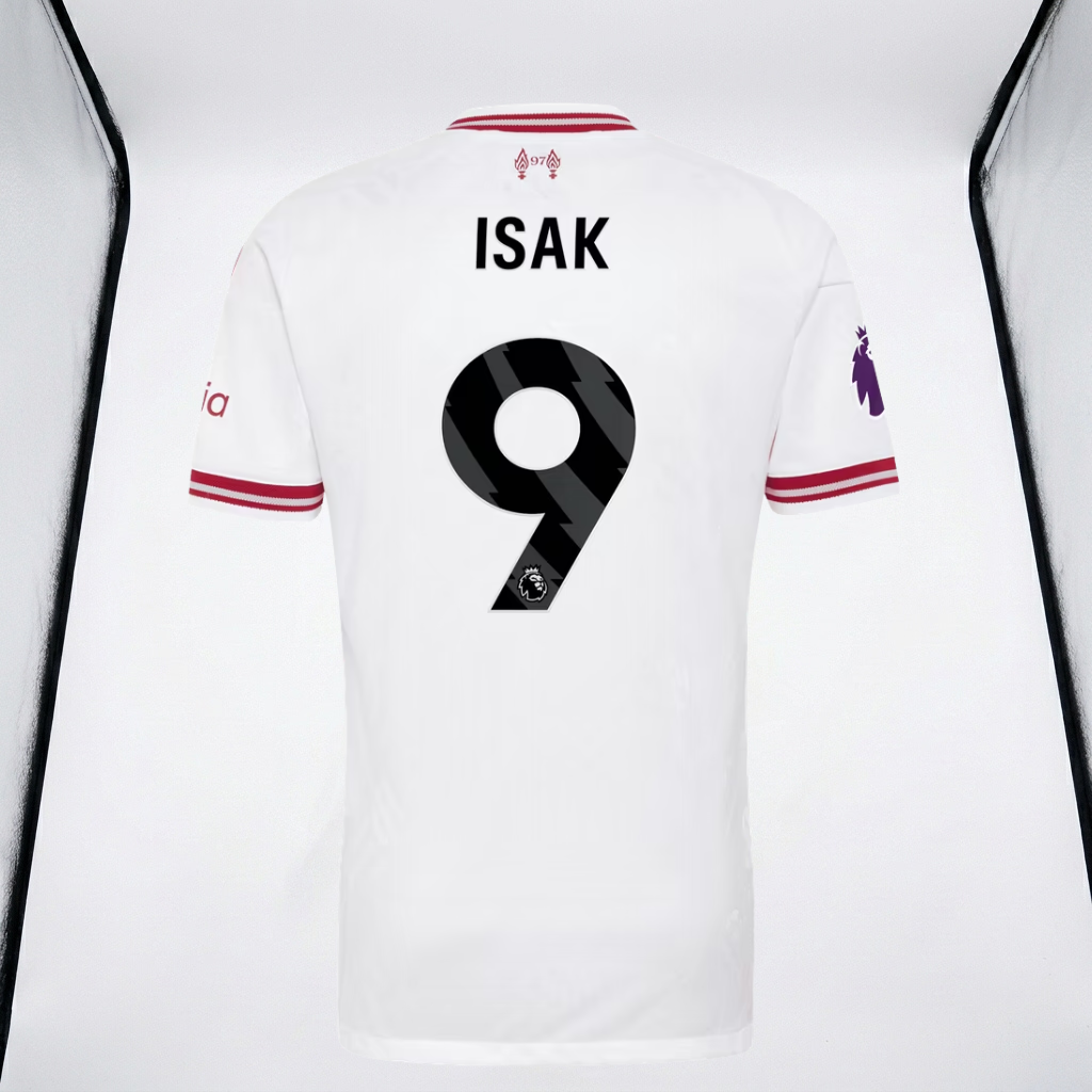 Alexander Isak Liverpool adidas 2026/27 Away On-Field Jersey - White