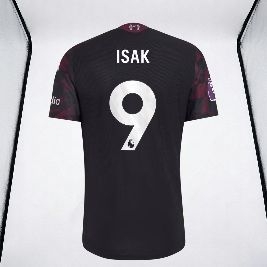 Alexander Isak Liverpool adidas 2026/27 Third On-Field  Jersey - Black