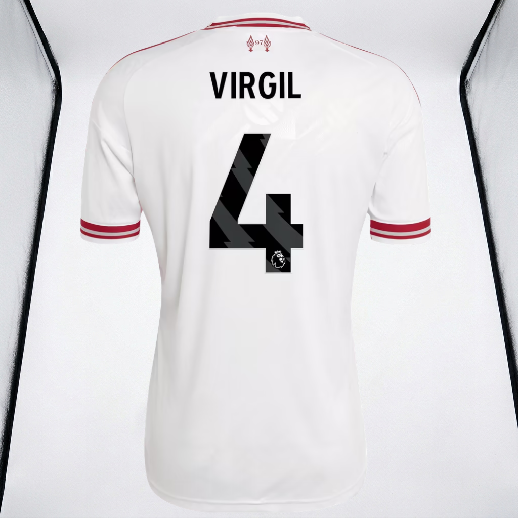 Virgil van Dijk Liverpool adidas 2026/27 Away  Jersey - White