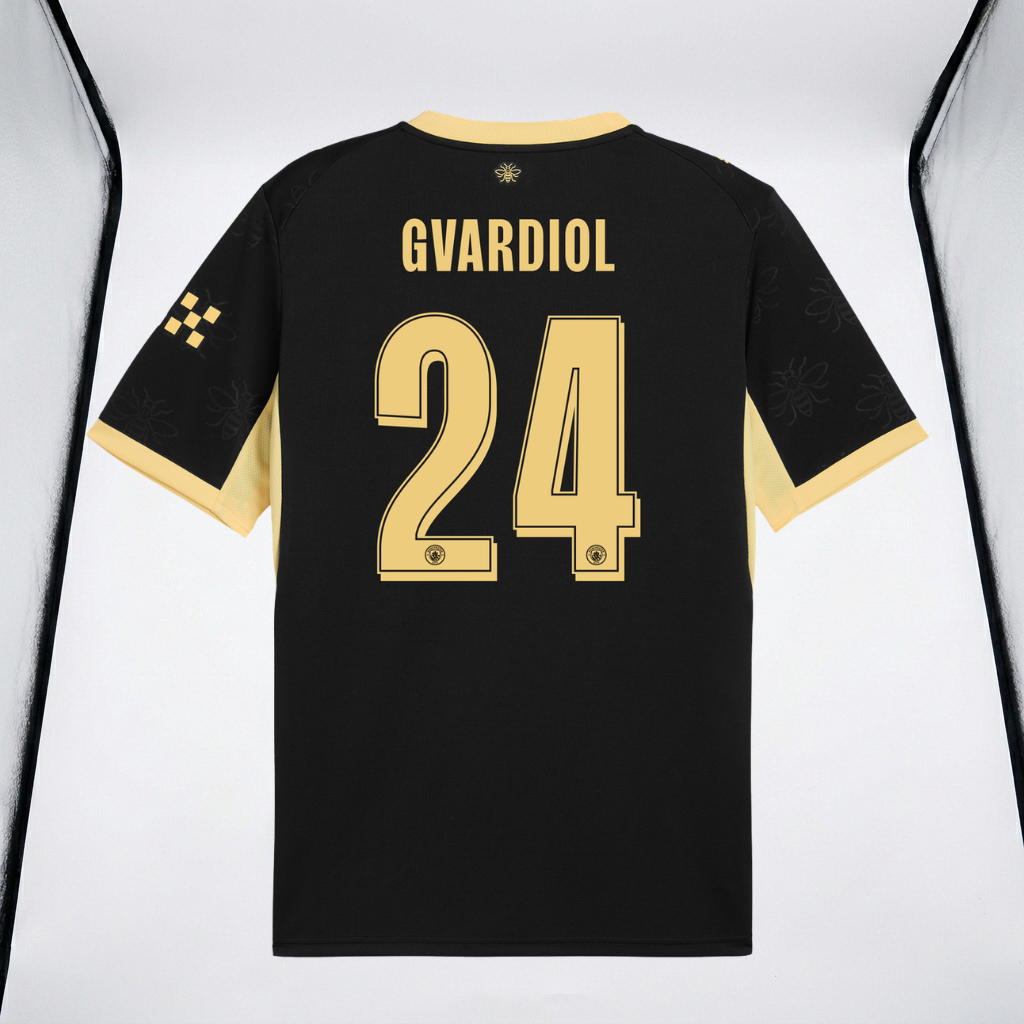 Manchester City Away Jersey 2026/27 With GVARDIOL #24