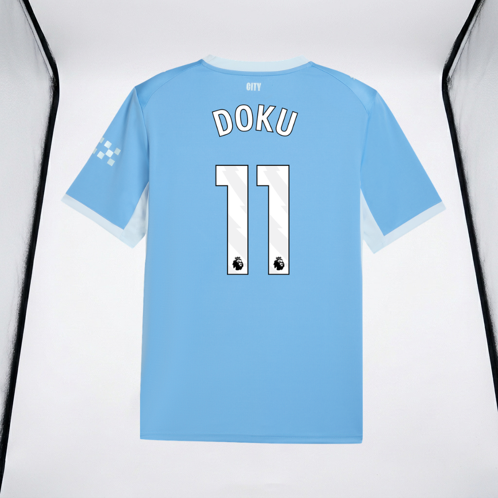 Manchester City Home Jersey 2026/27 With DOKU #11