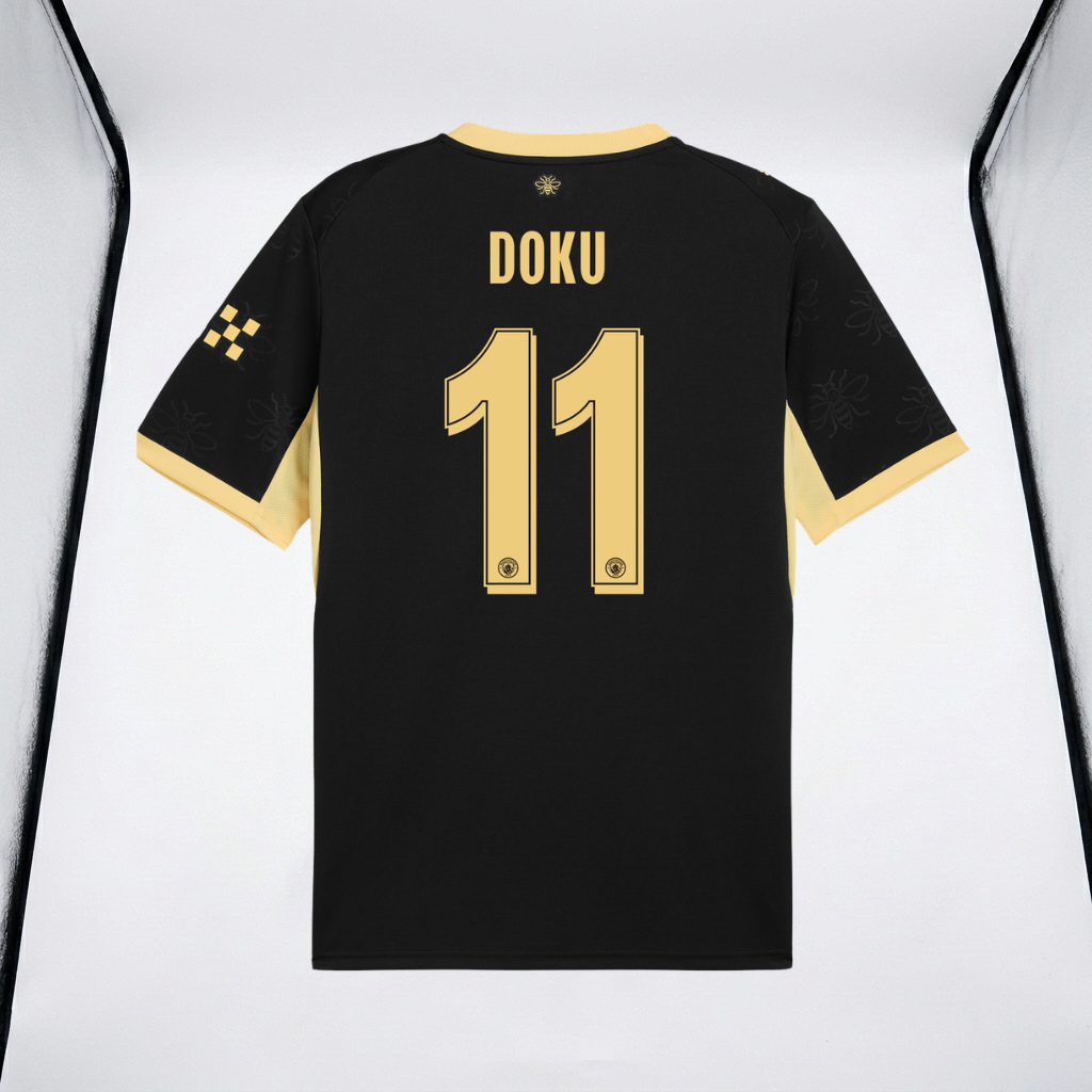 Manchester City Away Jersey 2026/27 With DOKU #11