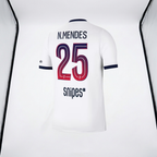 Nuno Mendes #25 PSG Nike Away Stadium Shirt 2026-2027