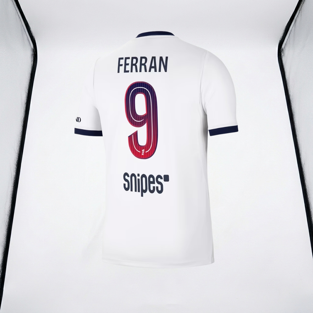 Ferran #9 PSG Nike Away Stadium Shirt 2026-2027