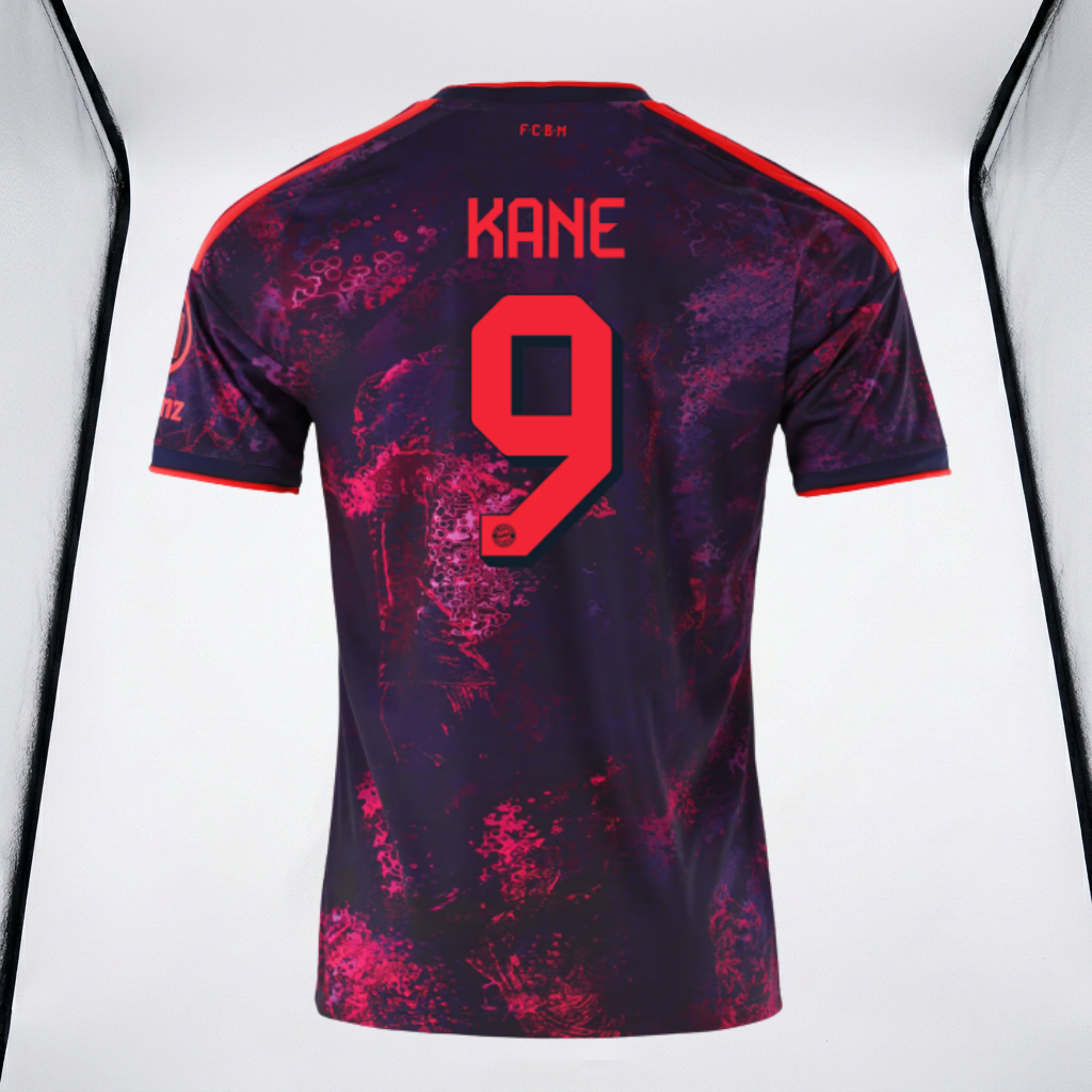 Harry Kane #9 Bayern Munchen  Men Jersey Champions League 26-27
