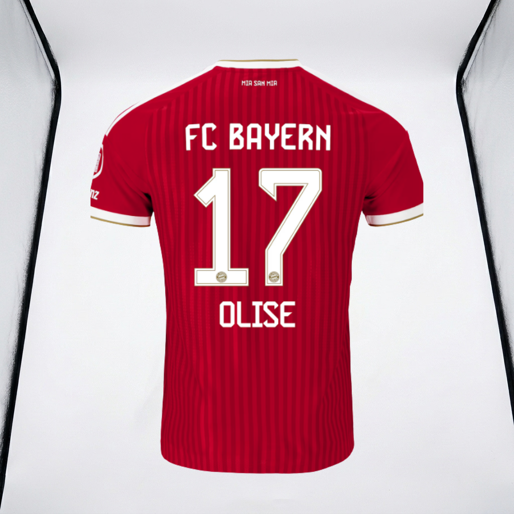 Michael Olise #17 Bayern Munchen  Men Jersey Home 26-27