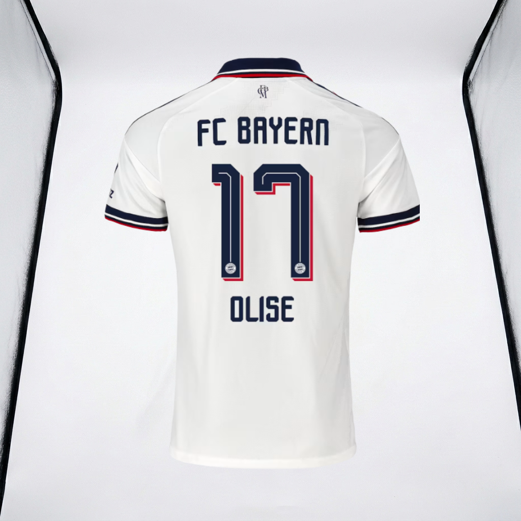 Michael Olise #17 Bayern Munchen  Men Jersey Away 26-27