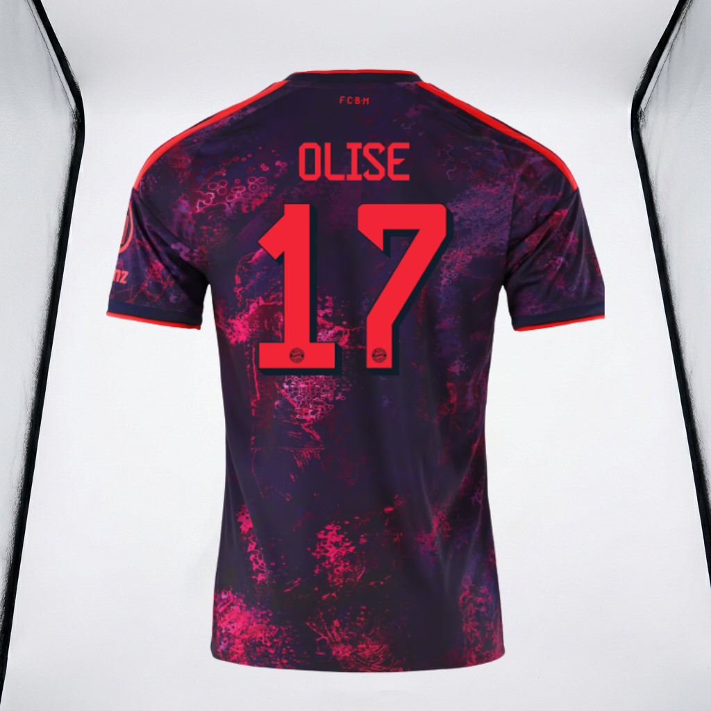 Michael Olise #17 Bayern Munchen  Men Jersey Champions League 26-27