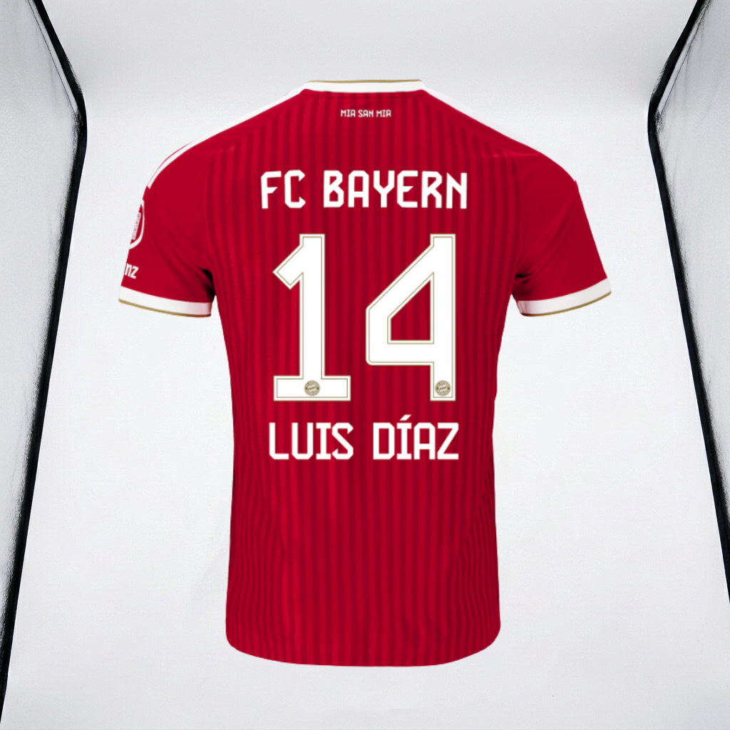 Luis Diaz #14 Bayern Munchen  Men Jersey Home 26-27