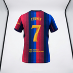 Barcelona 26/27 Home Player Shirt — Fermín López 7