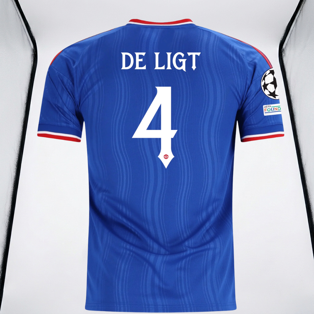 Mens Manchester United Matthijs de Ligt #4 Away Jersey