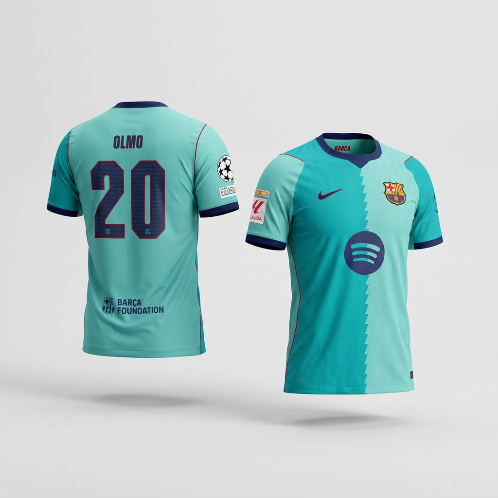 ike Olmo Barcelona Third Jersey 26/27