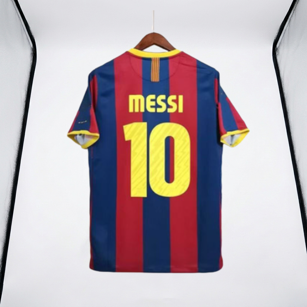 Retro Barcelona Messi #10 Jersey - 10/11 UCL Winners