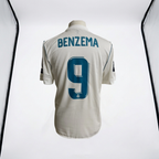 Retro Real Madrid Benzema #9 Jersey - 2017/18 UCL Winners