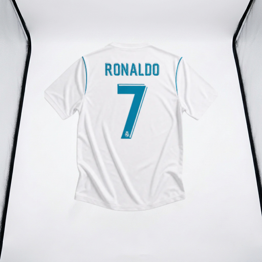 Retro Real Madrid C.Ronaldo #7 Jersey - 2017/18 UCL Winners