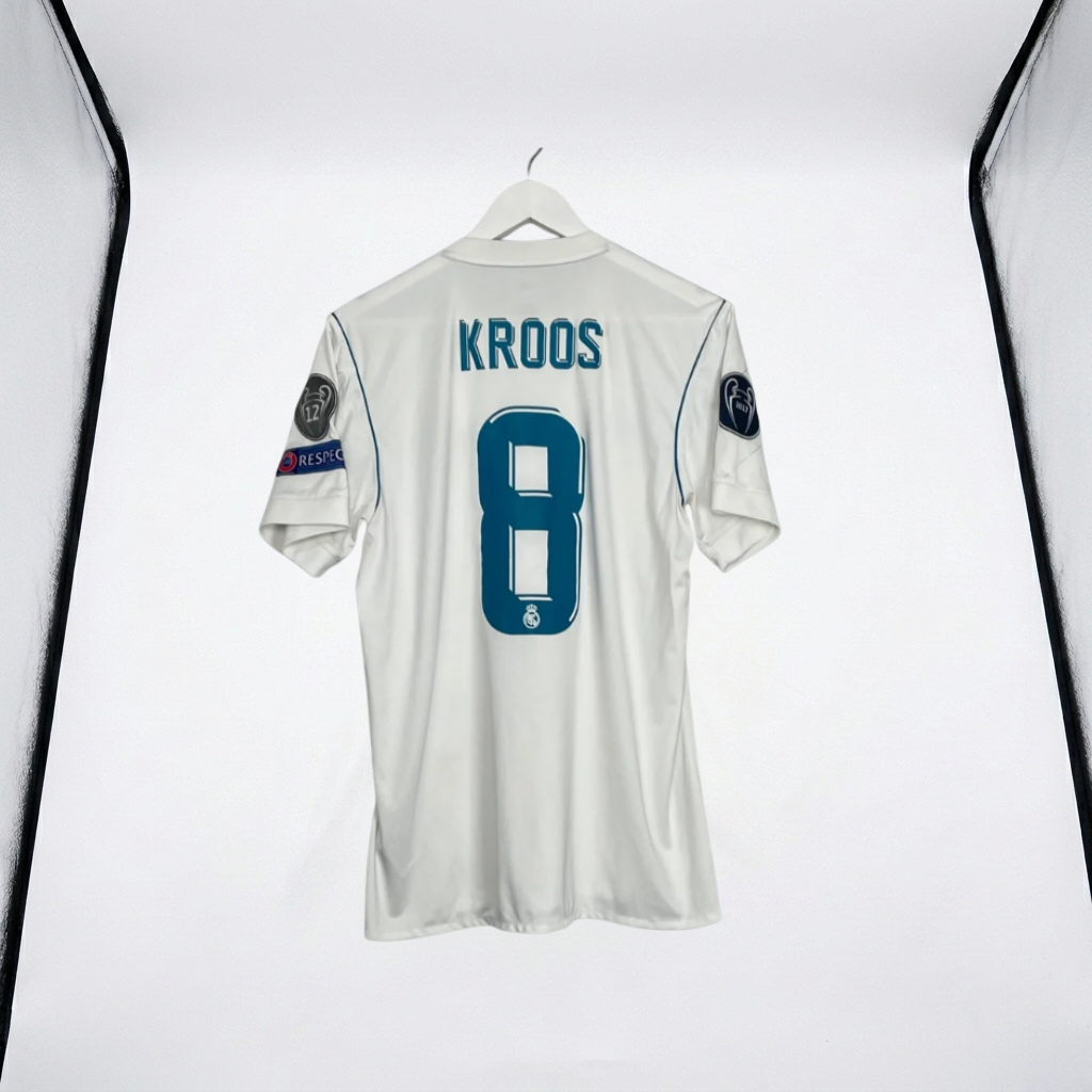 Retro Real Madrid Kroos #8 Jersey - 2017/18 UCL Winners