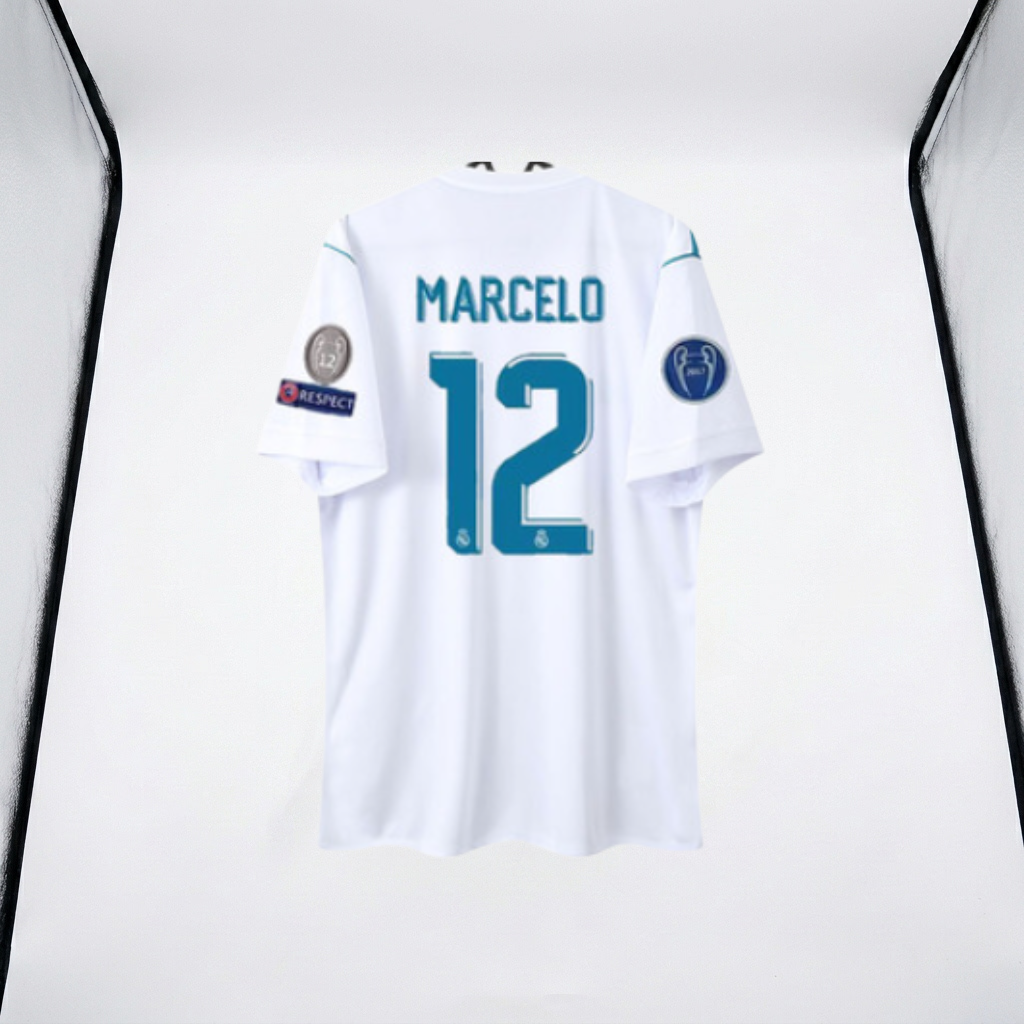 Retro Real Madrid Marcelo #12 Jersey - 2017/18 UCL Winners