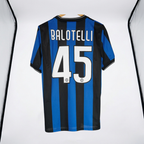 Retro 2009-12 Inter Milan Balotelli #45 Home Shirt