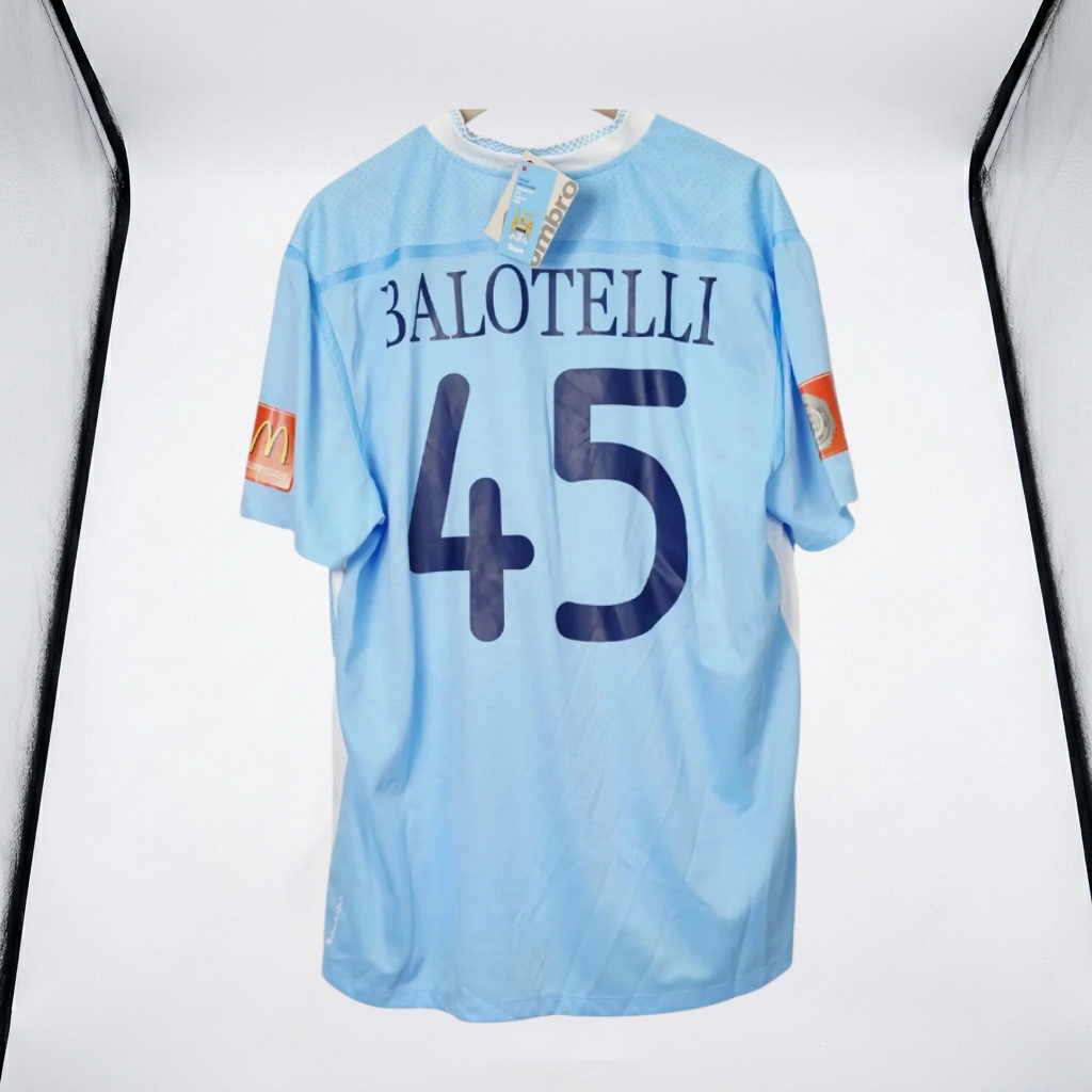 2011/12 Manchester City Balotelli #45 Home Shirt