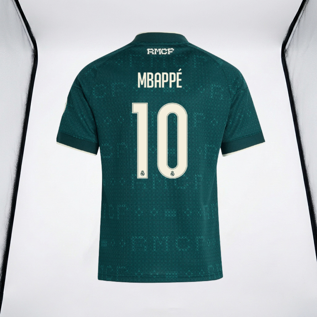 Real Madrid Kylian Mbappe Away Jersey 26/27 (Green)