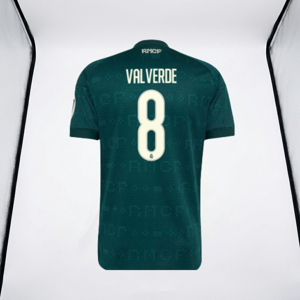 Federico Valverde Real Madrid  2026/27 Away  Jersey - Green