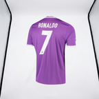 Retro Real Madrid C.Ronaldo #7 Jersey - 2016/17 UCL Winners