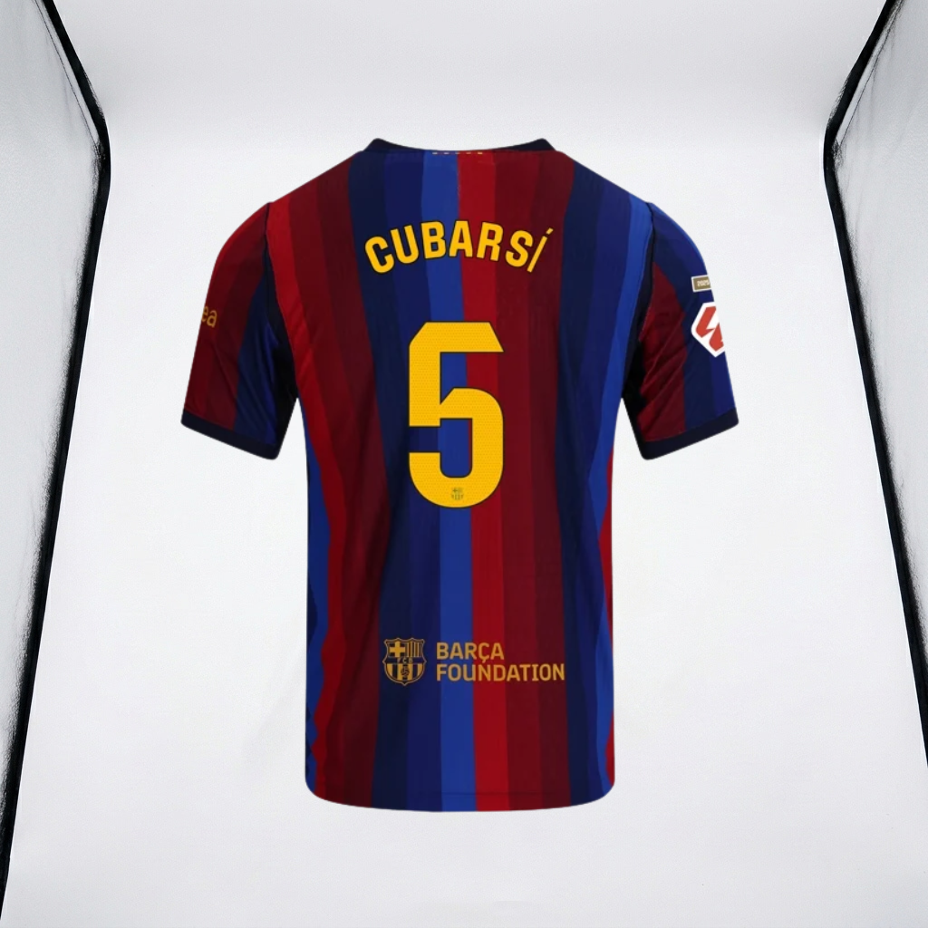 Pau Cubarsi Barcelona 26/27  Home Jersey