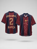 Travis Scott x Nike x FC Barcelona Retro 2000/01 Home Skeleton Jersey