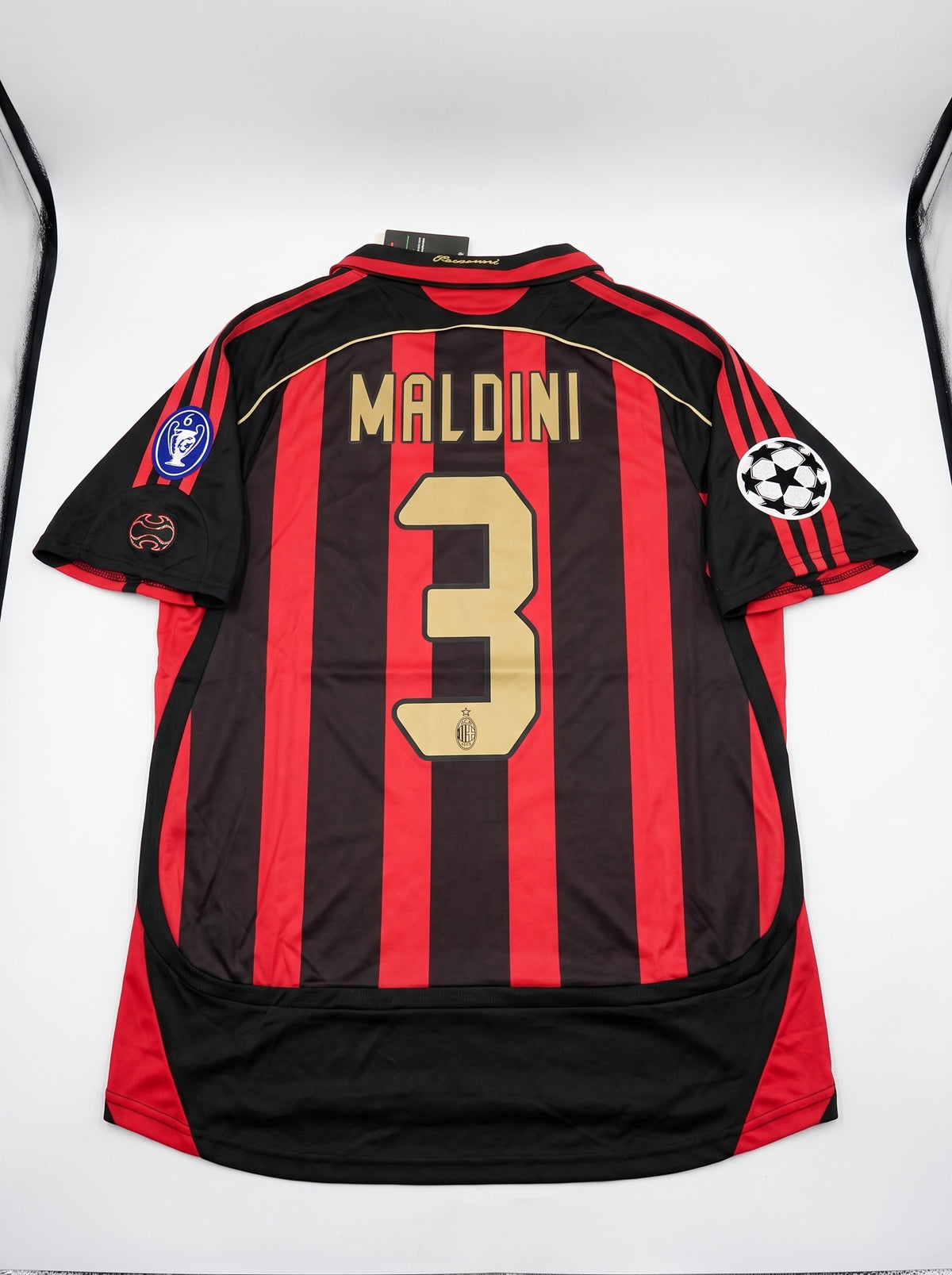 Maldini #3 AC Milan 2006-07 Champions League Home Jersey
