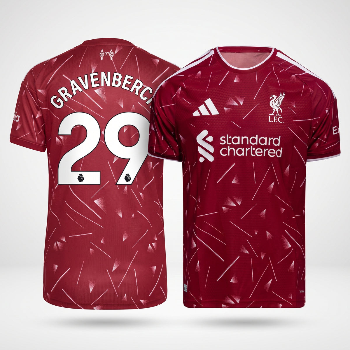 2026-2027 Jersey Liverpool Home Shirt B.Barcola #29