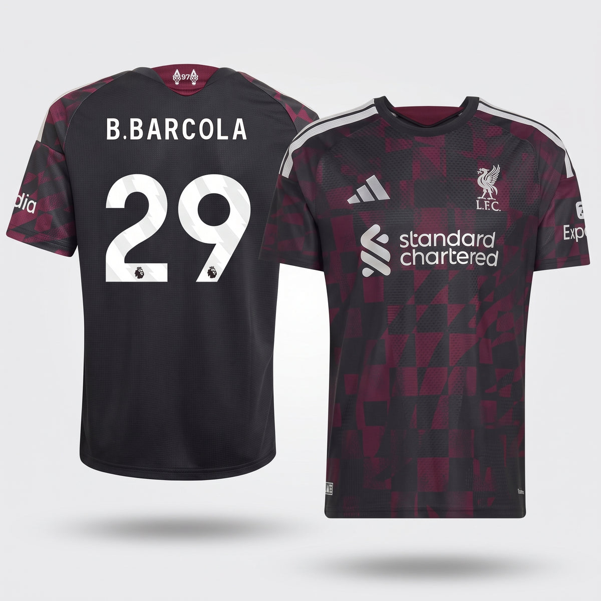 2026-2027 Liverpool  Away Shirt B.Barcola #29