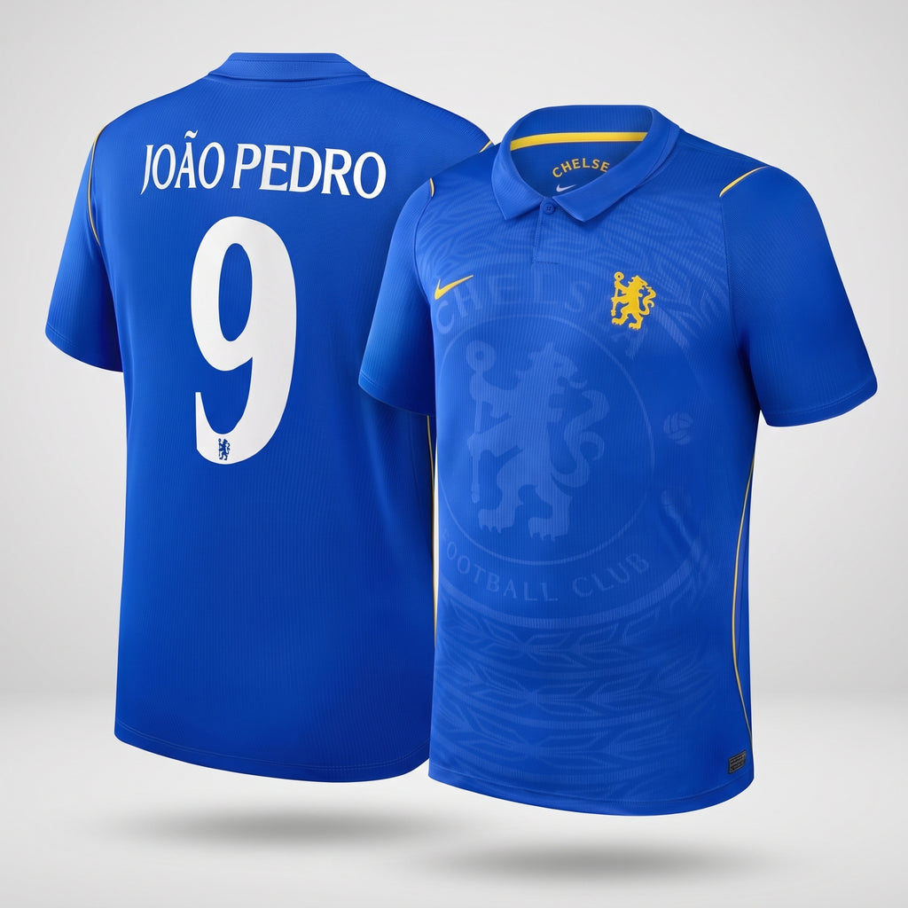 Chelsea  Nike Home Stadium Shirt 2026-27 with João Pedro #9