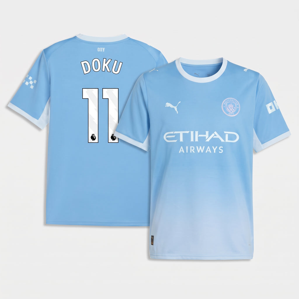 Manchester City Home Jersey 2026/27 With DOKU #11
