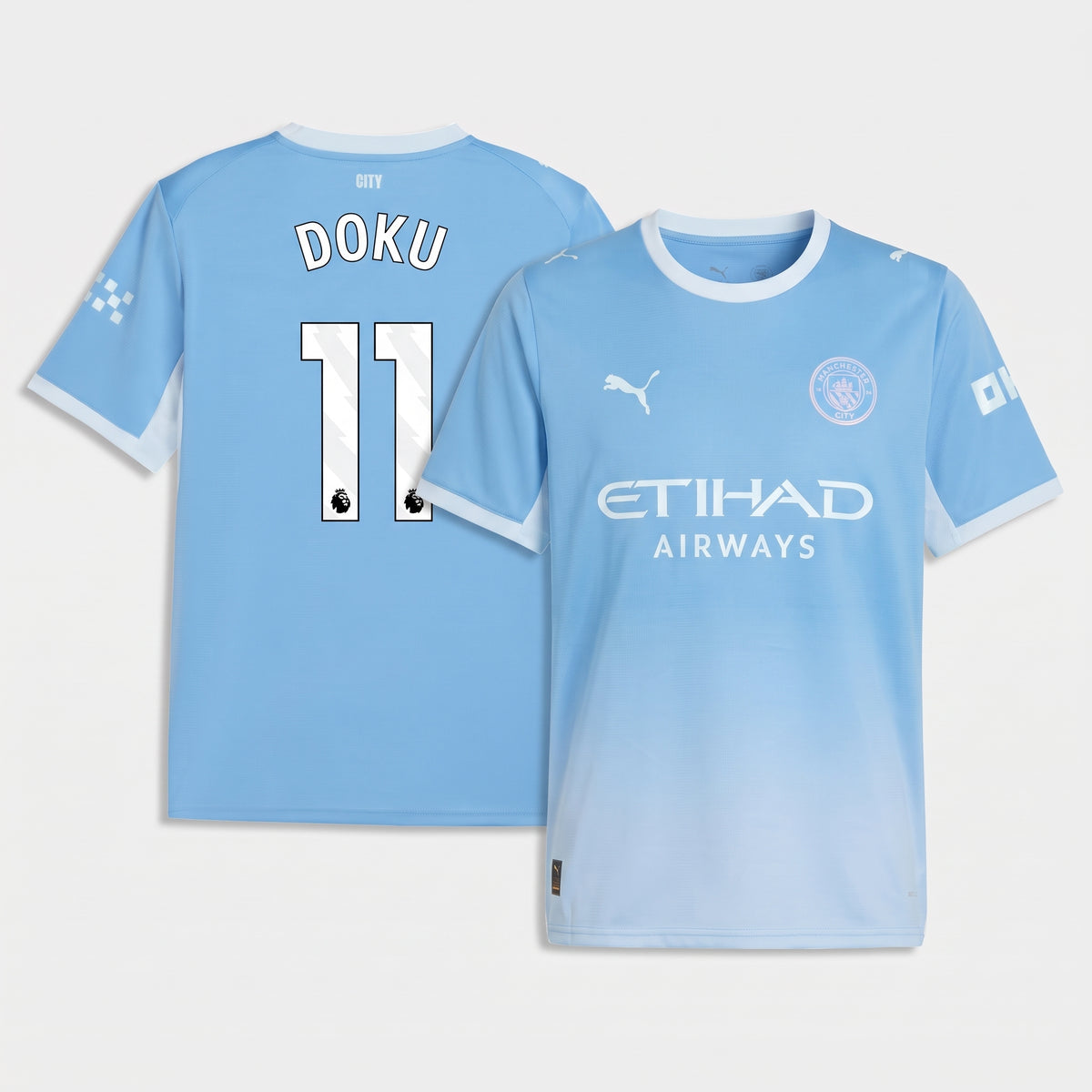 Manchester City Home Jersey 2026/27 With DOKU #11