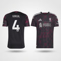 Virgil van Dijk Liverpool adidas 2026/27 Third Jersey - Black